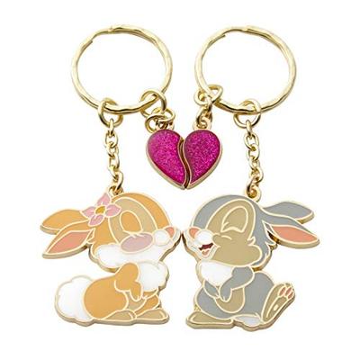 Thumper & Miss Bunny Pair Keychain - Disney Merchandise Souvenir [Tokyo Disney Resort Exclusive]