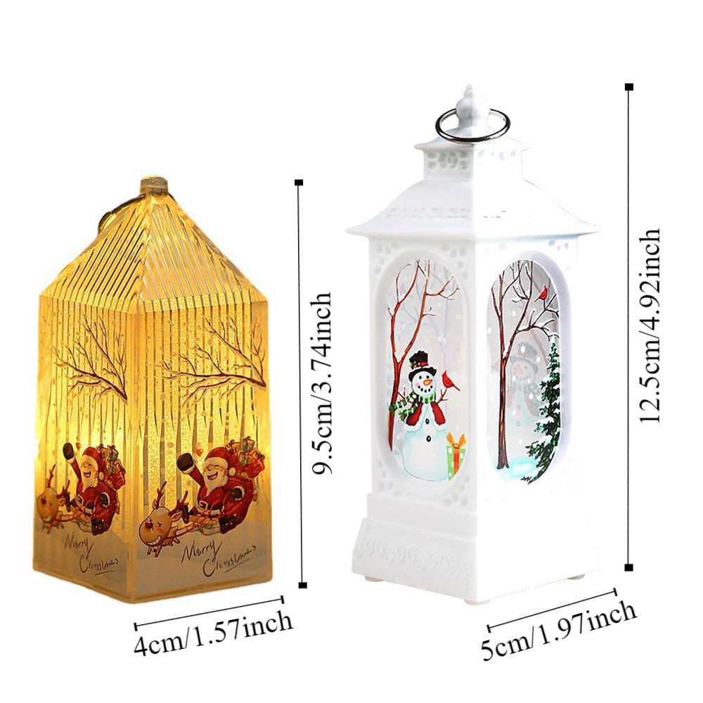 Handheld LED Lights Christmas Lantern Tabletop Decor Light Decoration Light  Christmas Decorated
