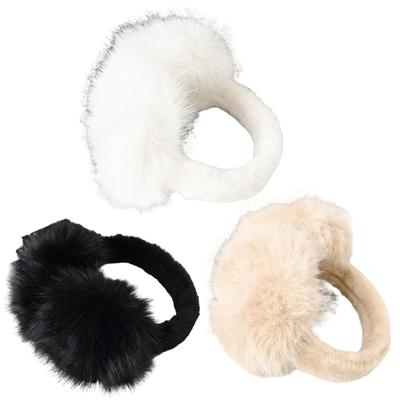 Furry and Warm Collapsible Plush Ear Warmers for Winter Outdoor Activities Keep You Warm In Cold Weather for Skiing