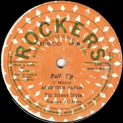 12inch Record AUGUSTUS PABLO - Full Up / East Man Sound None Rockers 1978 Jamaica Reggae, Ska & Dub Used