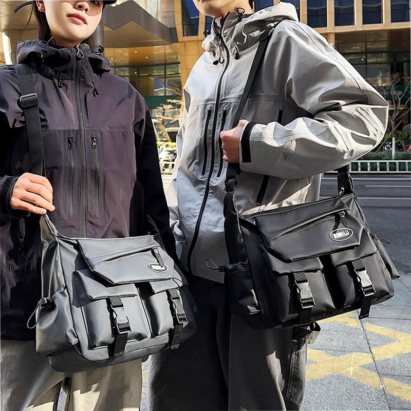 Bag Crossbody Bag for Women  Multi Pocket Men's Portable Men's Postman Bag Small Shoulder Bag