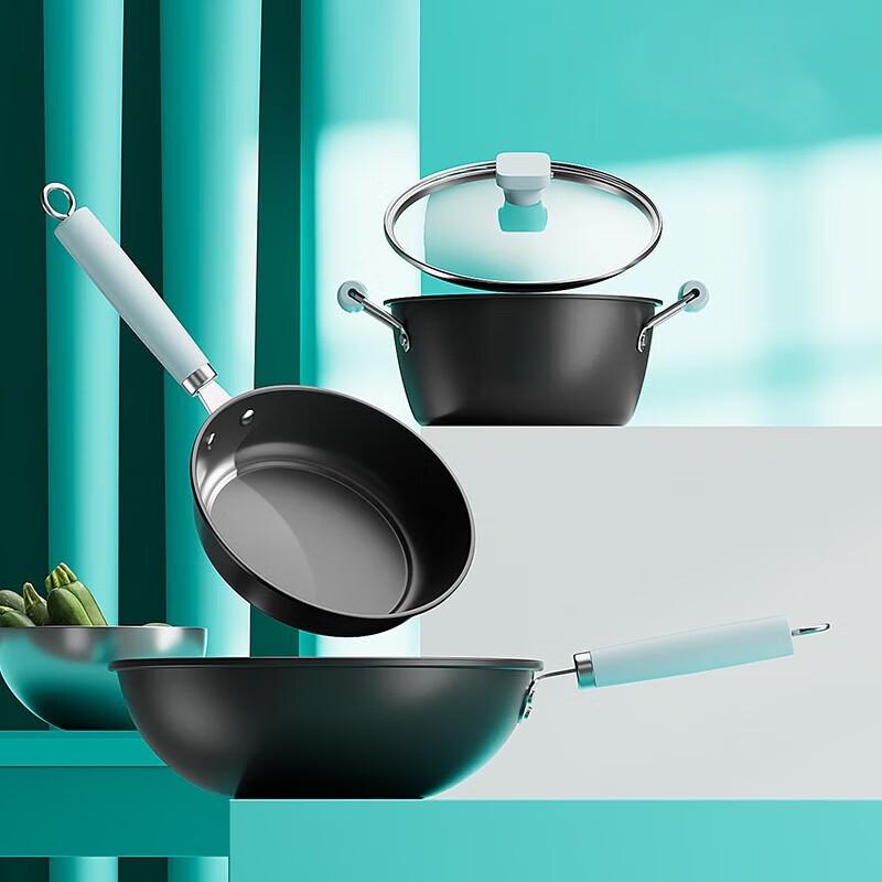 IBF Stainless Steel 3-Piece Cookware Set IBF-2314JT