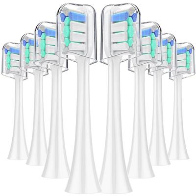 FIRIK DiamondClean Replacement Brush Heads for Philips Sonicare Electric Compatible with Philips Premium Brush Pack of 8 Toothbrushes, Sonicare,