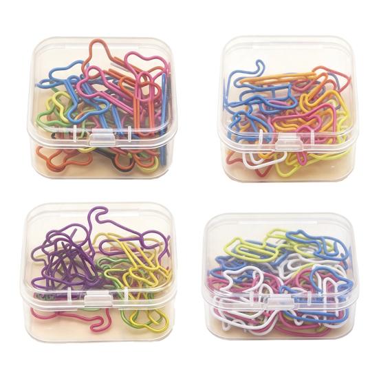 Cute Book Markers for Readers 20PCS Shaped Paper Clips, Bone/Duck/Dog/Cat Shape, Decorative Funny Bookmarks Students Metal Fasteners Office And School