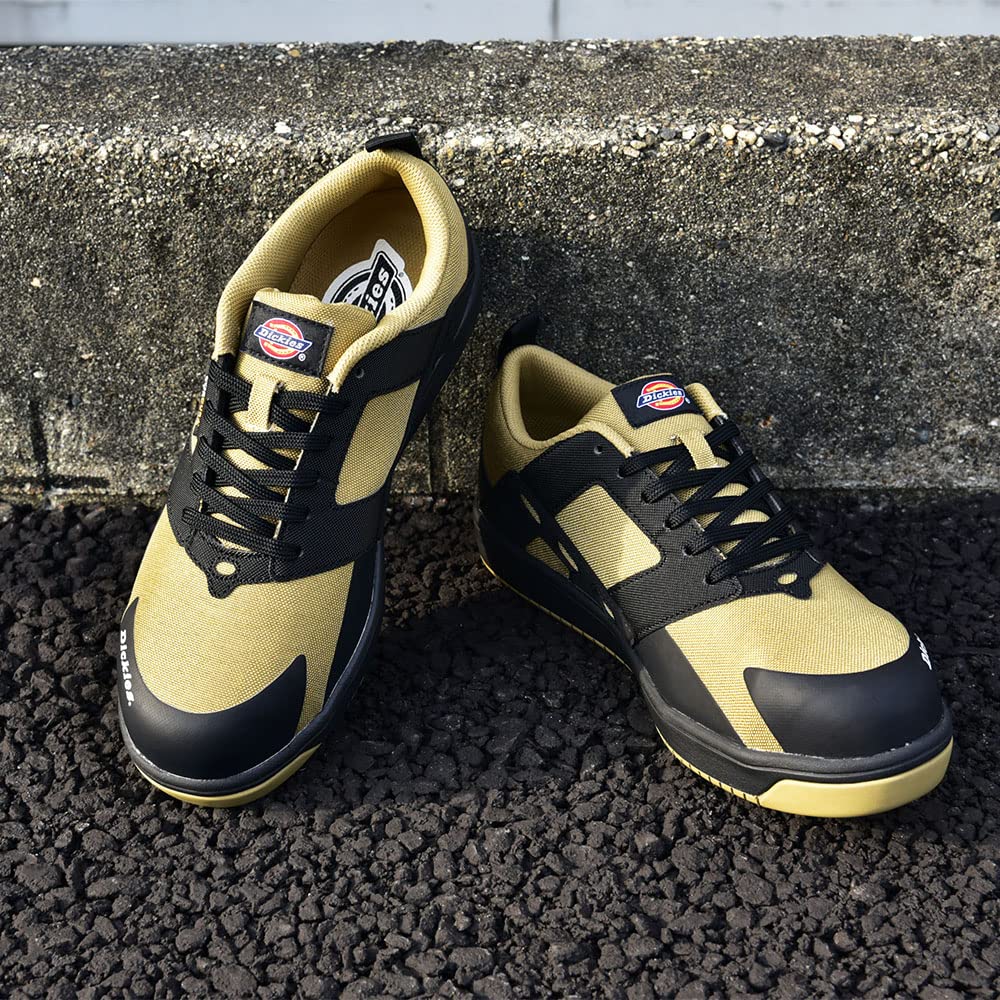 Dickies CORDURA Pro JSAA Class A Safety Steel Toe Size cm D-3316 Sneakers, Men's Shoes, Lightweight, Durable, Cap, Beige, 28.0
