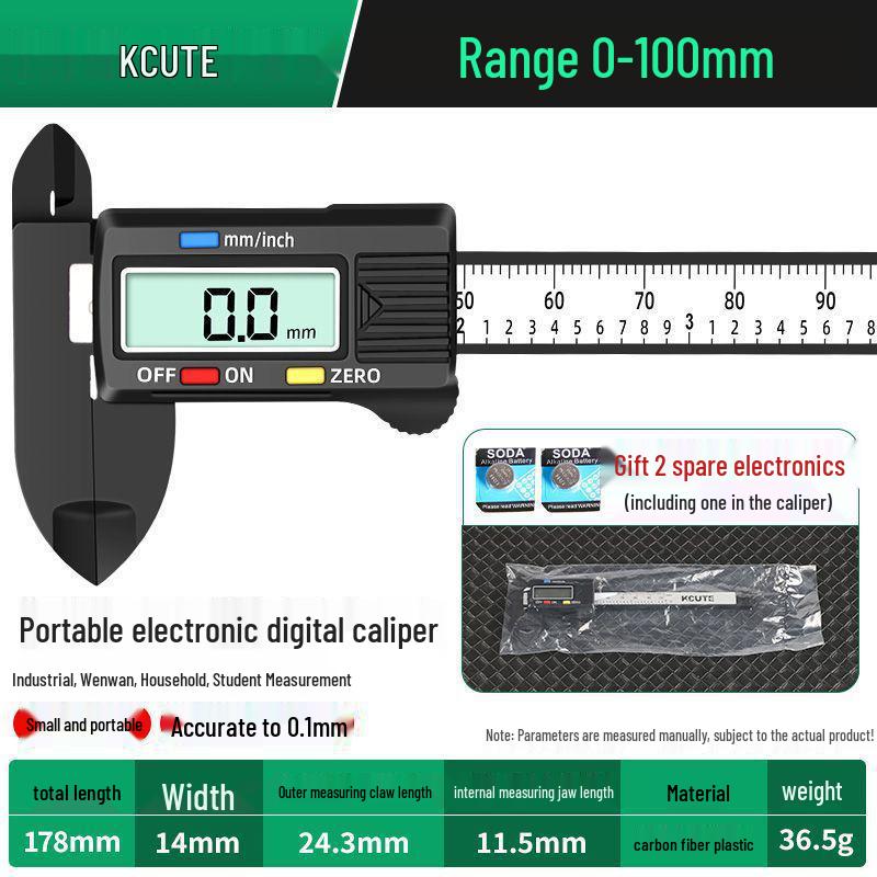 

High-Precision Digital Vernier Caliper for Jewelry and Jade Measurement 0~100mm