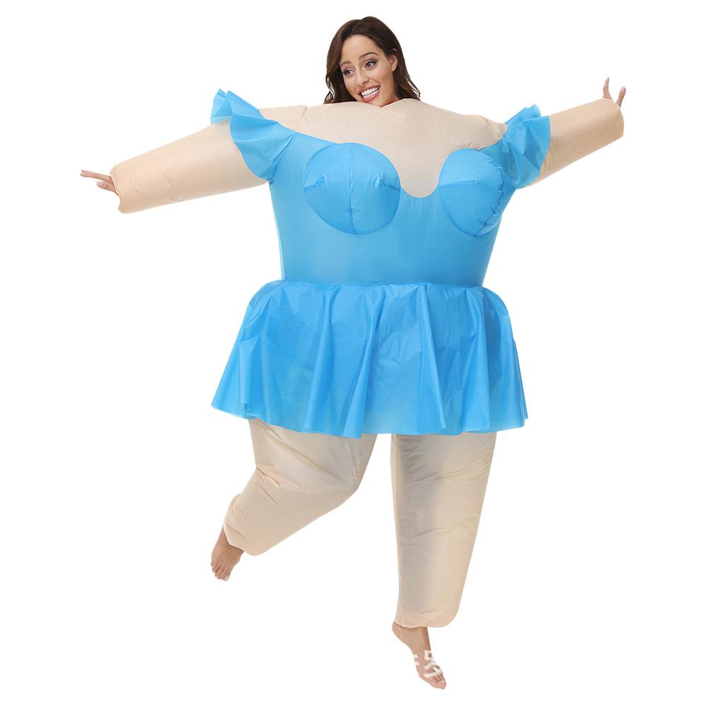 Costume Clothing Inflatable Adults Ballet Dancer Makeup Stage Performance Prop