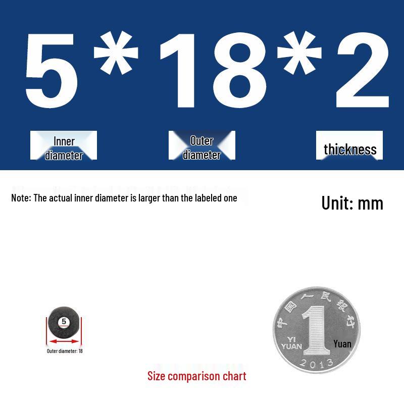 Galvanized Metal Flat Washer - Thin, Thickened, Enlarged Edge, Round, Sizes M3 to M10