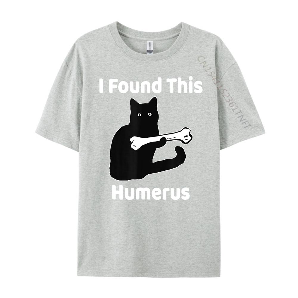I Found This Humerus White Graphic Tee Funny Shirt England Style