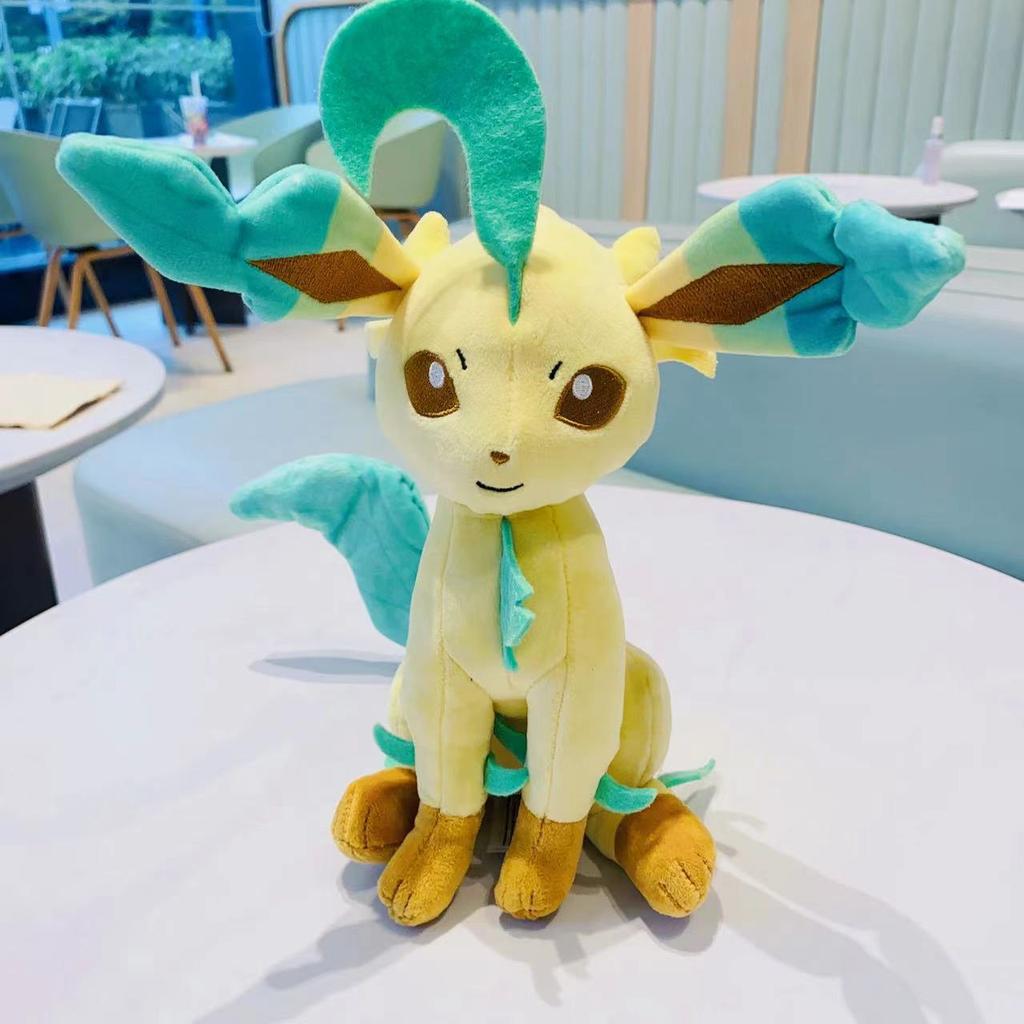 18-28cm Plush Toy Grookey Sprigatito Oshawott Leafeon Espeon Morpeko Gonbe Mimikyu Anime Figure Peluche Toys
