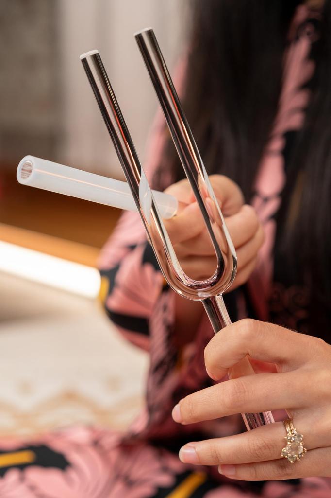 MEINL Sonic Energy Collection Crystal Tuning Fork, 22.8cm, 432Hz, CTF432 [Official Japanese Product]