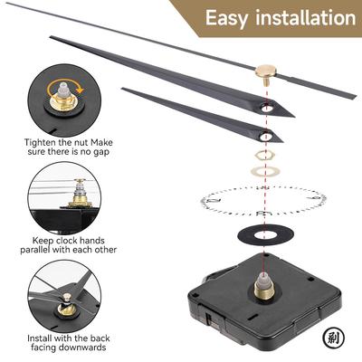 5168 Silent Quartz Clock Movement Motor - DIY Replacement Repair Mechanism Kit