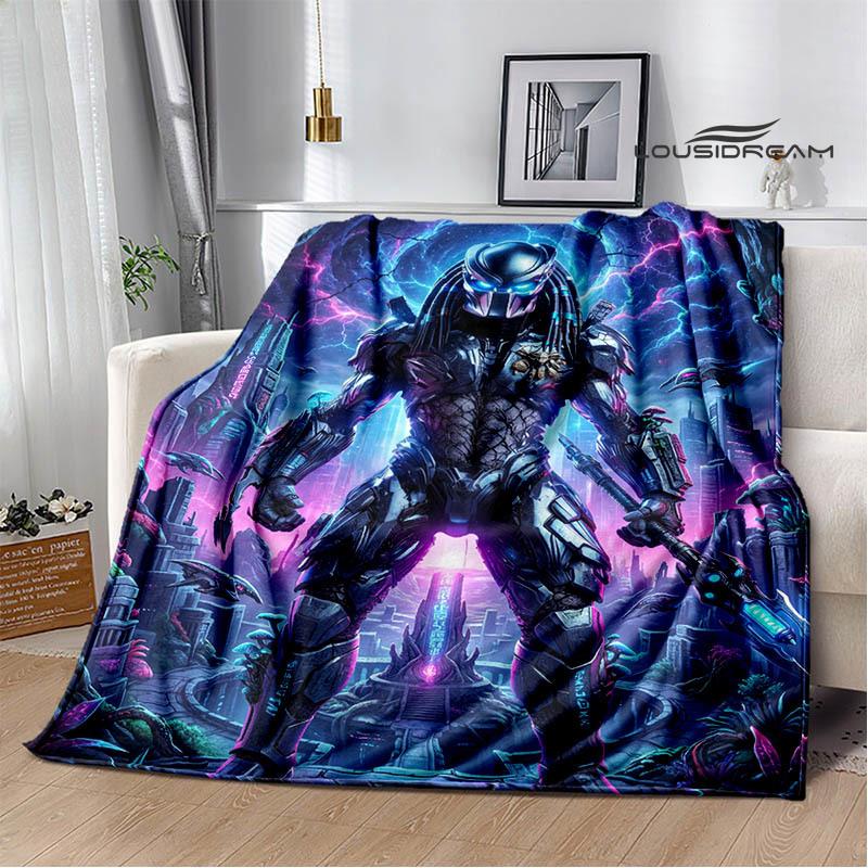 AVP Alien Vs Predator Blanket Picnic Blanket Warm Blankets Outdoor Blanket Home Bed Linings Blankets for Beds Birthday Gift