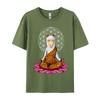 Llama Buddha Zen Yoga Alpaca Meditation TShirt T Shirts Funky Unisex T Shirt Leisure Cotton T Shirt Design