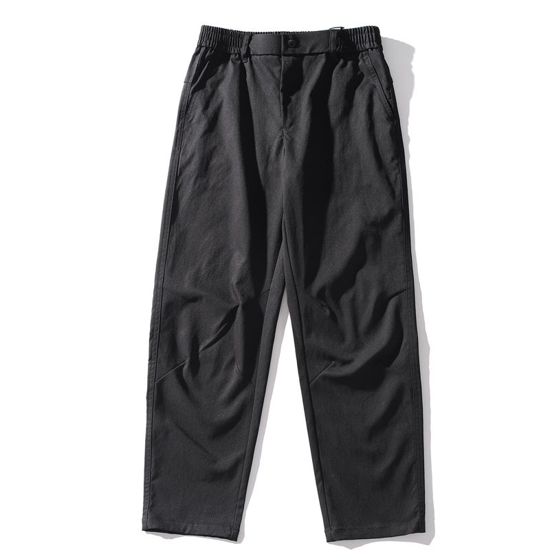 Original Foreign Trade Surplus Japanese Retro Solid Color Functional Pants for Men, Trendy Brand Loose Fit Autumn Casual Straight-Leg Pants