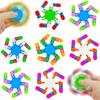 Non-Toxic Variety Fingertip Gyro Parent-Child Games Four-Link Bicycle Chain Top Decompression Toy Fidget Spinner Desk Toy
