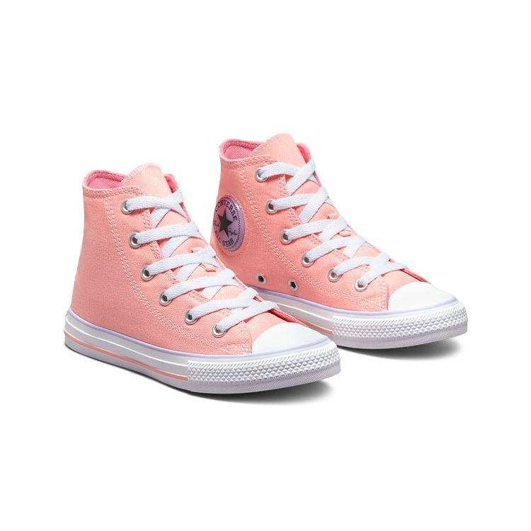 Converse Chuck Taylor All Star Durable High Top Kids Kids Sneakers Pink A01738C