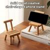Wood Phone Holder Wood Chair Phone Stand Cute Mini Wooden Chair Shape Phone Holder Stand for Mobilephone Cellphone Smartphone