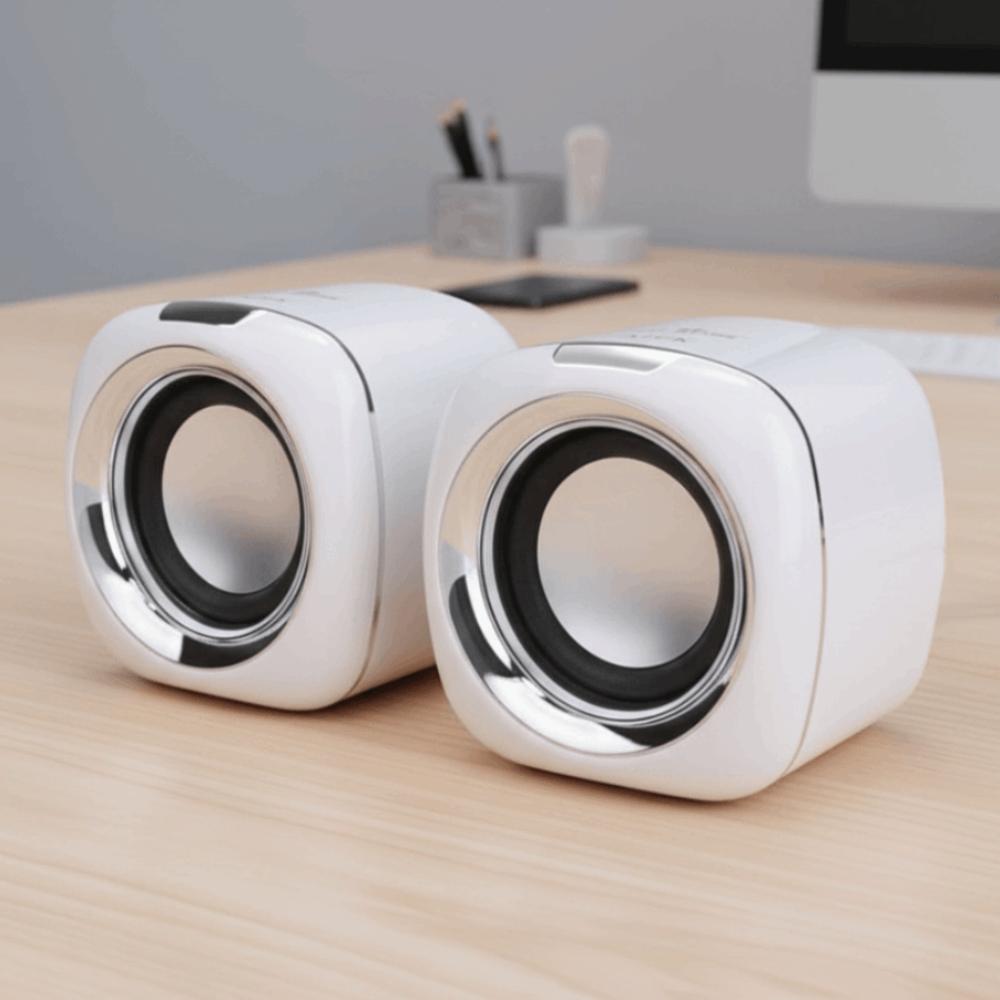 High Volume Wired Small Speaker AUX Audio Stereo Mini Speaker Subwoofer Speaker Wired Adult