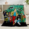 1PC Adventure In The City Flannel Blanket Gift, Suitable for Both Men And Women, Soft Ideal for Beds And Sofa, Birthday Or Christmas Gift