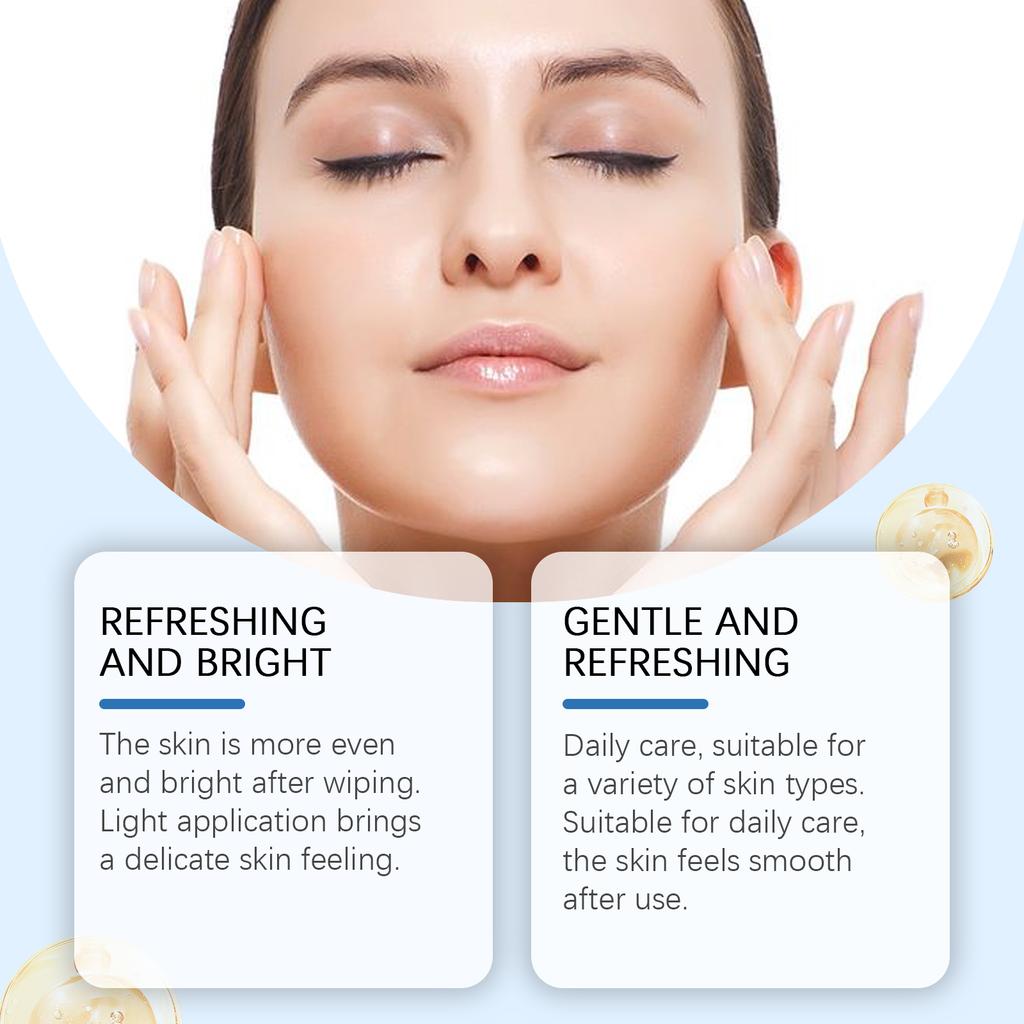 Glycolic Acid Exfoliating Pads, Gentle Cleansing Exfoliating Face Care Cleansing Pads