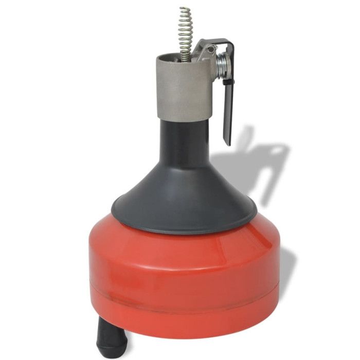 VidaXL Nettoyeur manuel / actionné par perceuse de canalisation 8 m