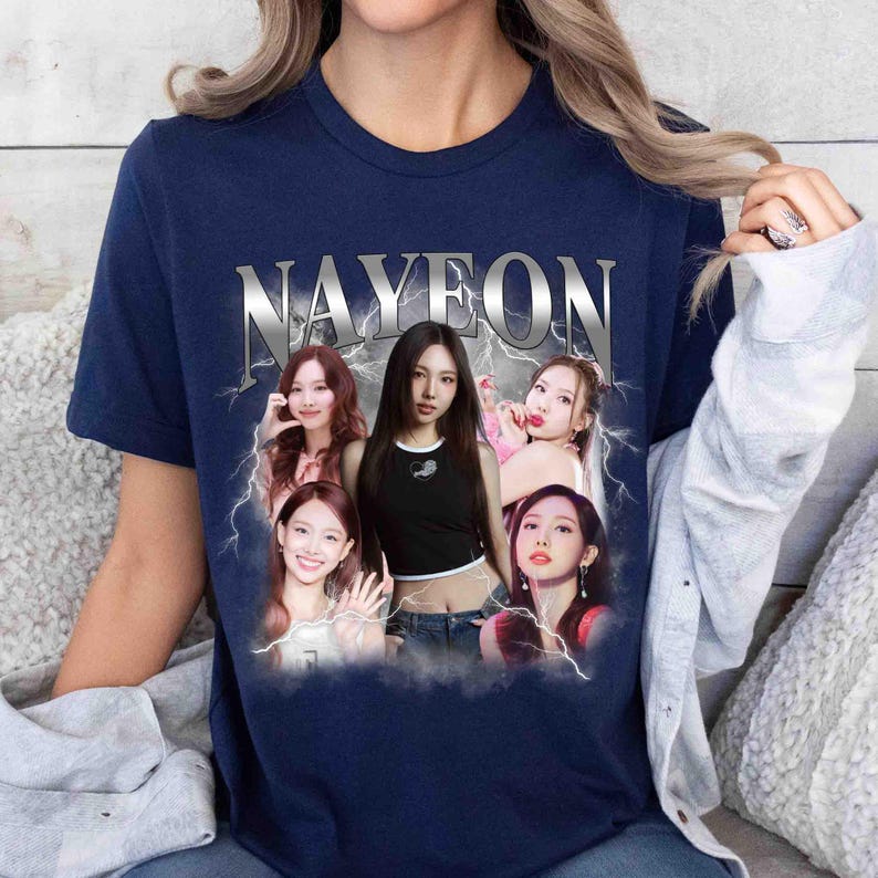 2026 Vintage styl 90. let Nayeon Twice Tričko, Twice Toto je pro tričko na světové turné, Tričko Nayeon, Členka Twice Kpop Grafické tričko, Dárek pro Once