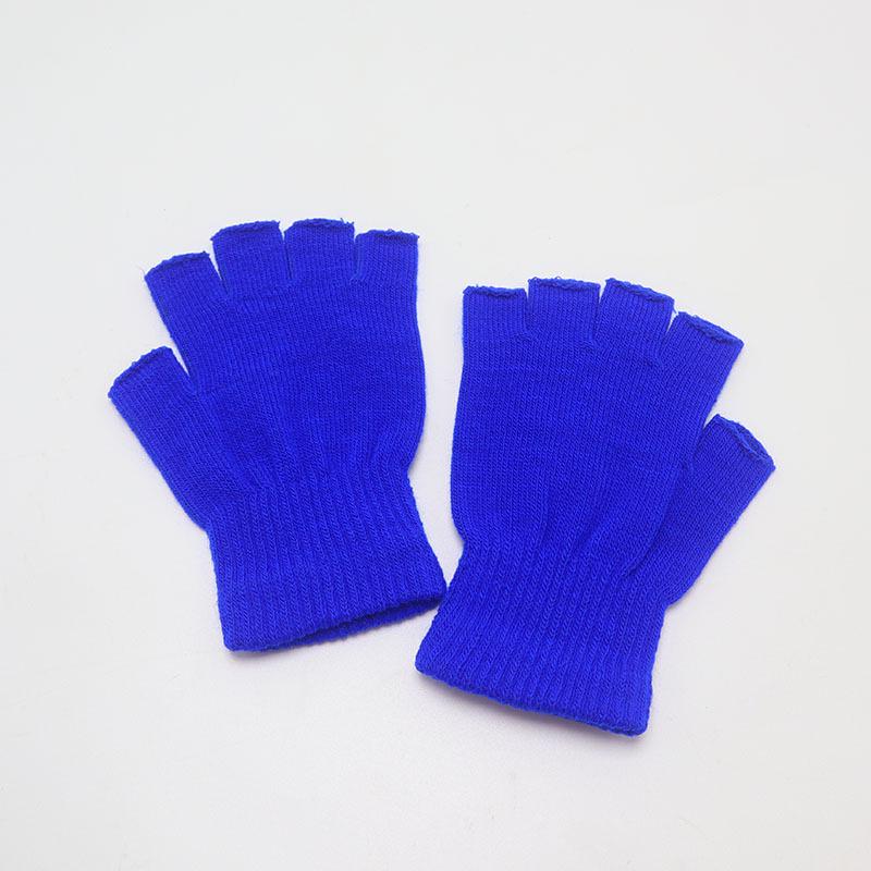 Guanti da Ciclismo Invernali Caldi in Maglia Unisex a Dita Scoperte