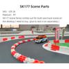 Portable LDARC Race Rubber Track Mat for  1/76 1/64 1/58  RC Mini Car Table On-road Racing Model Drift RTR Toy Part  240x240mm