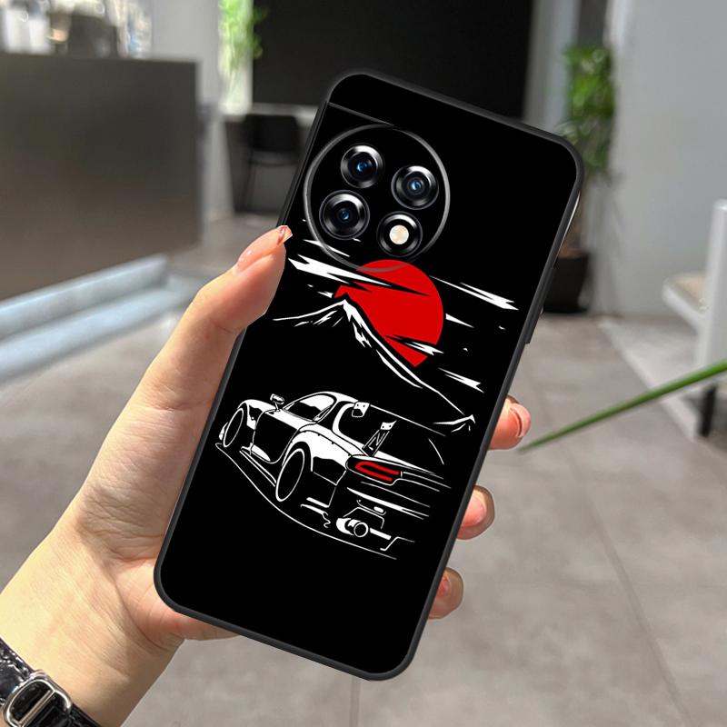 Japan JDM Sports Cars Male Men Case For OnePlus Nord 5 CE 2 3 4 Lite N20 N30 OnePlus 15 R 13 12 11 10 Pro 10T 12R 13R Cover
