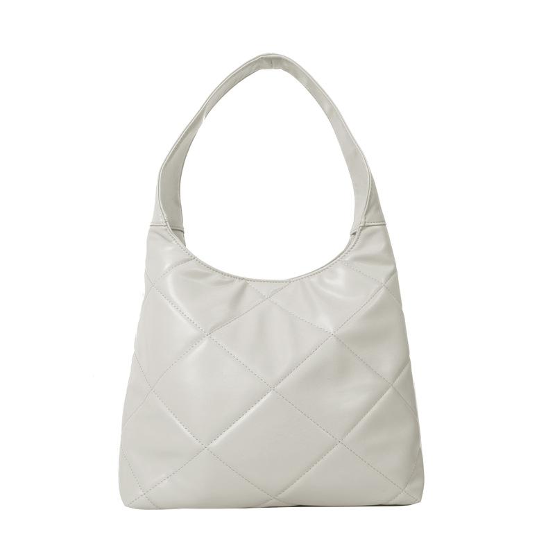 Premium Pleated Bag Women's Armpit Large Capacity Spring and Summer Retro Fashion Diamond Tote Bag Shoulder Bag