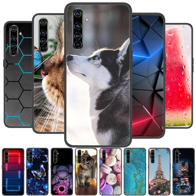 Per Custodia Realme 6 Custodia Realme 6 Pro Custodia Realmi 6s 6i Cover Posteriore Morbida in Silicone TPU per OPPO Realme6 6Pro Realme6Pro 6i Custodia