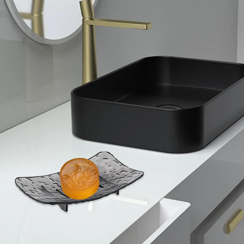 Bathroom Soap Dishes Drain Hole Design Soap Dishes Non-Slip Base Long-lasting Soap Tray For Family Traveling Gym