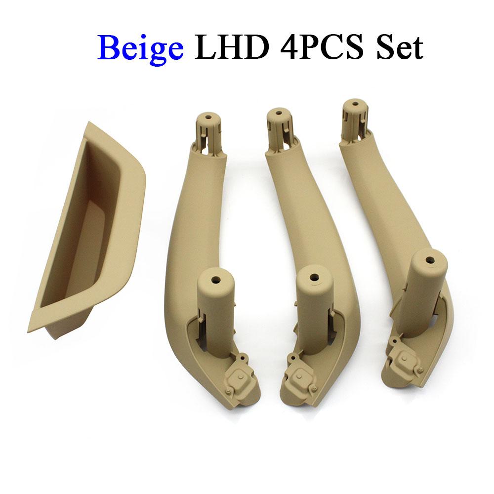 Car Interior LHD RHD Passenger Door Armrest Panel Cover Trim Pull Handle 4PCS Set For BMW X3 X4 F25 F26 2010-2016