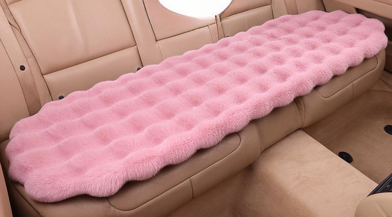 Plush Car Seat Cushion Universal Winter Warm Vehicle Seat Cover Ultra-Soft Auto Chair Protector Pad for Car Interior Accessories