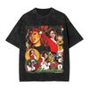 Divertente T-shirt con Stampa Grafica Mariah Carey All I Want for Christmas Is You Uomo Donna Estate Vintage Lavato Cotone Top Maglietta Oversize
