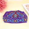 Cashew Flower Ethnic Style Skullies Hat Embroidery Canvas Cold Cap Flower Beanies Cap  Female/Girls
