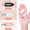 8pcs No Bend No Crease Hair Clips- Styling Duck Bill Clips Alligator Hair Barrettes for Styling Sectioning for Salon Hairstyle H