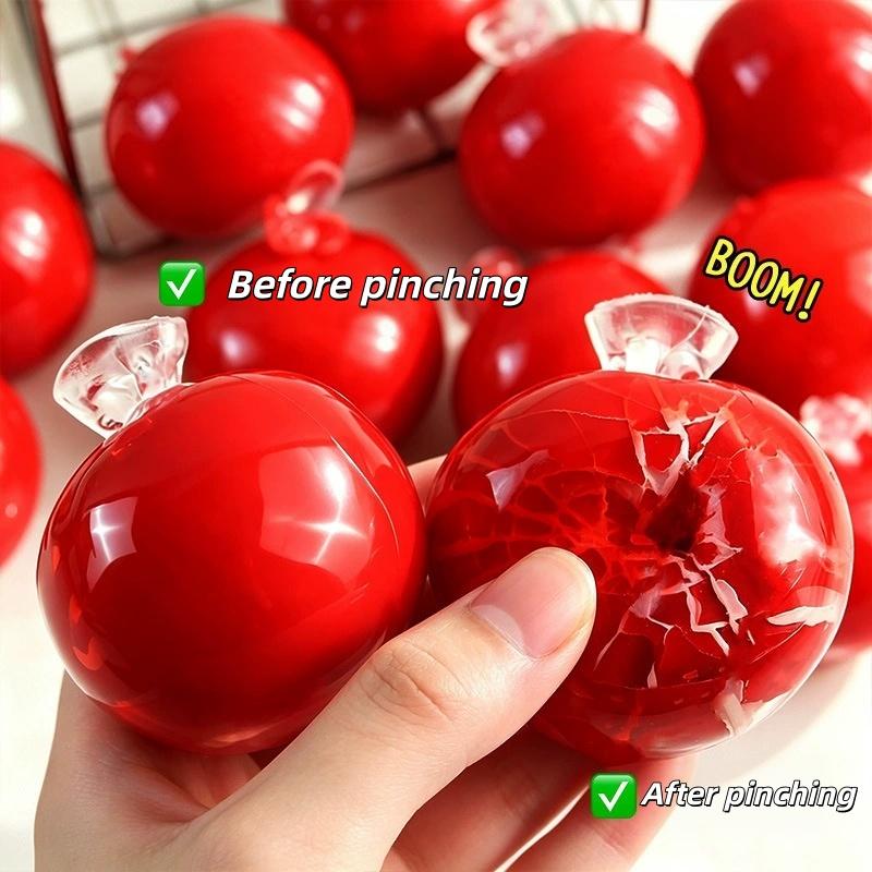 Dark Chocolate Crispy Wax Squeeze Ball Asmr Fidget Toy Handmade Squishy Ball Stress Relief Sensory Toy Funny Decompression Gift