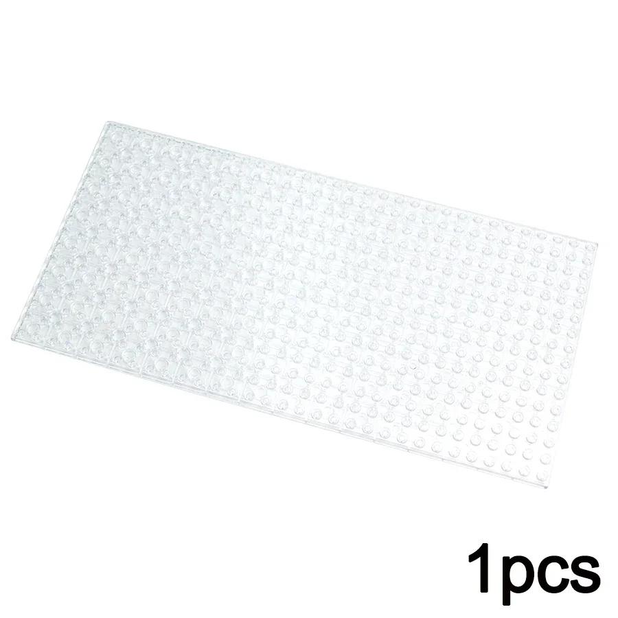 MOC Transparent Bulk Bricks 1x1 2x4 1x4 Clear Building Block Wall Panels and Baseplates