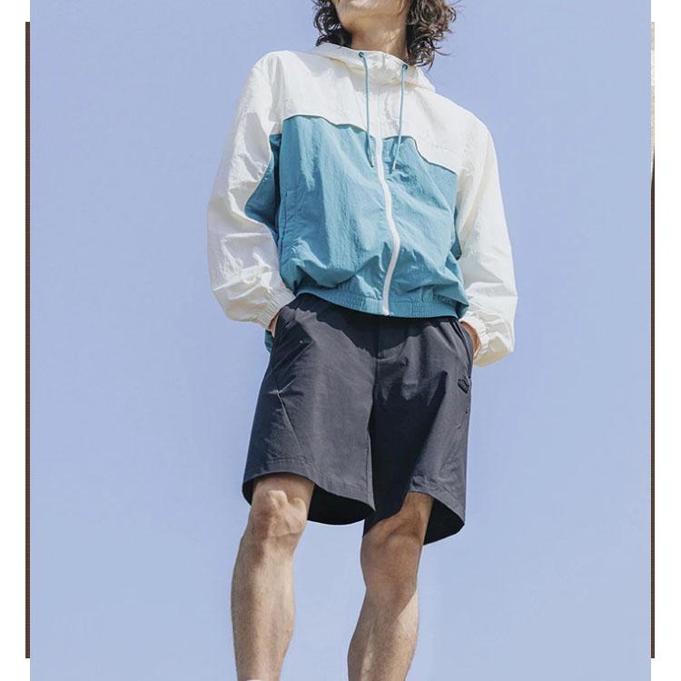 Li-Ning Color Block Loose Fit Hooded Windbreaker Jacket Men Jacket AFDT379-8