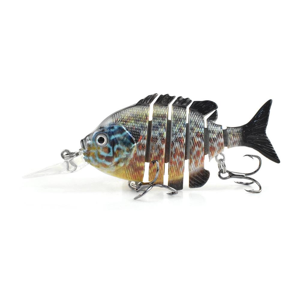 80Mm 16.8G Mini Long Tongue Board Sunfish Luya Bait Talk About Water Sea Fishing Bait Hard Bait Luya Bait Multi-Section