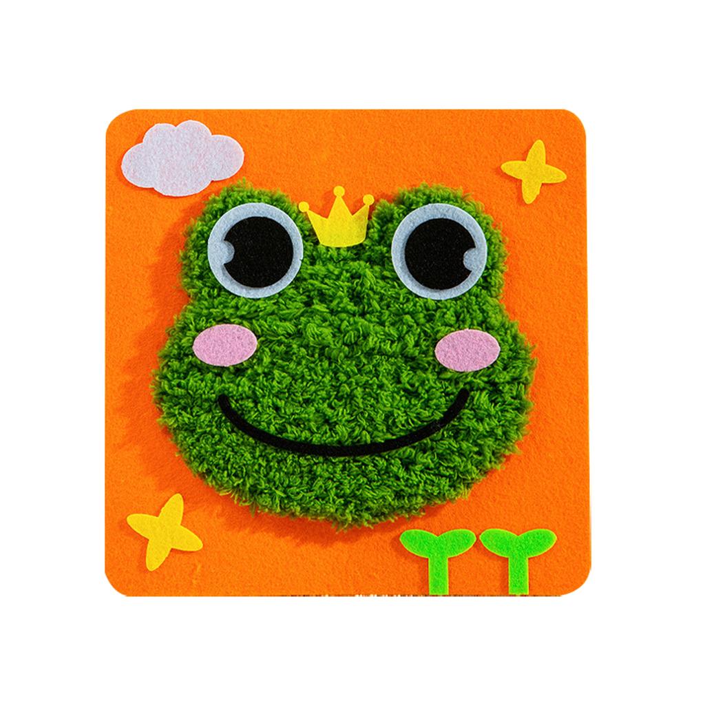 DIY Vánoční vyšívací sada, Vánoční DIY řemeslná sada, Roztomilé domácí zvíře dekorativní šicí projekt, Dětská umělecká a řemeslná aktivita