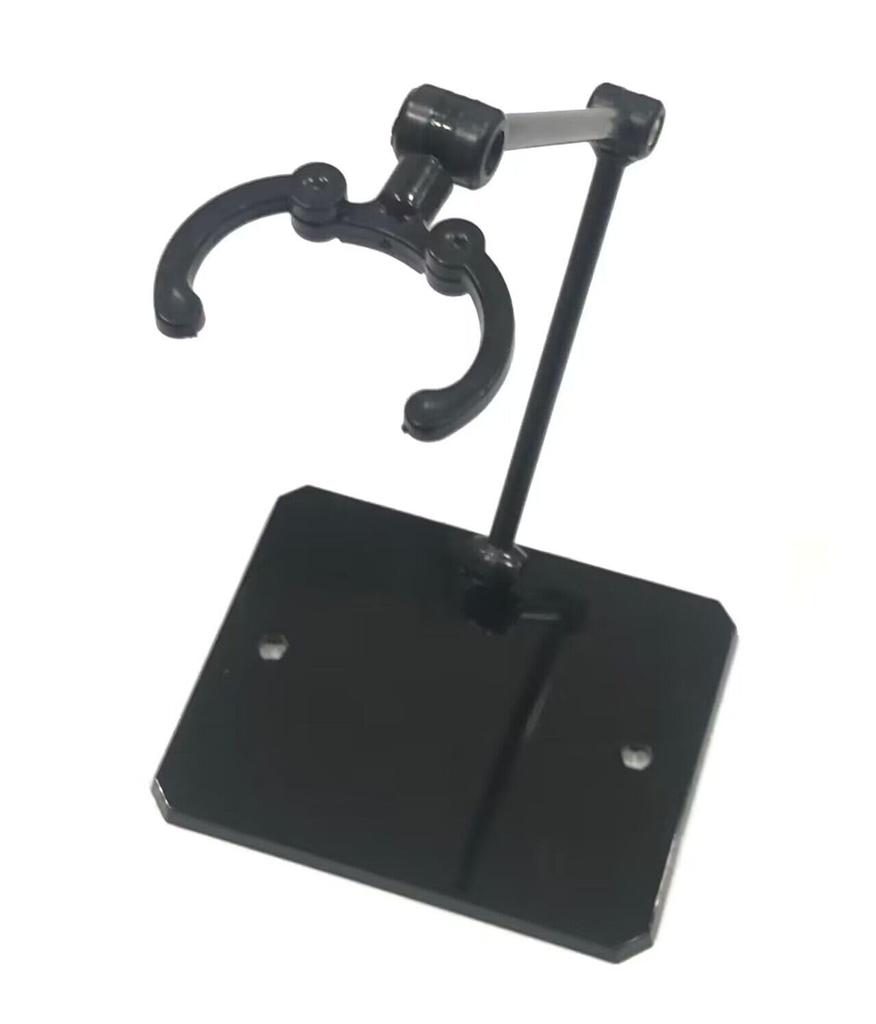 [Set of 2] Figure and Plastic Model Arm Stand Display Stand, 93 X 73mm, 90mm Support, Weight 25g, Black. Enjoy Free-form Display.