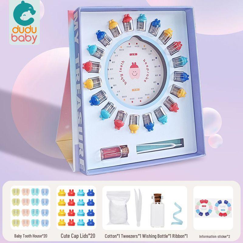 Children's Tooth Storage & Keepsake Box: Boy/Girl Baby Tooth Collection