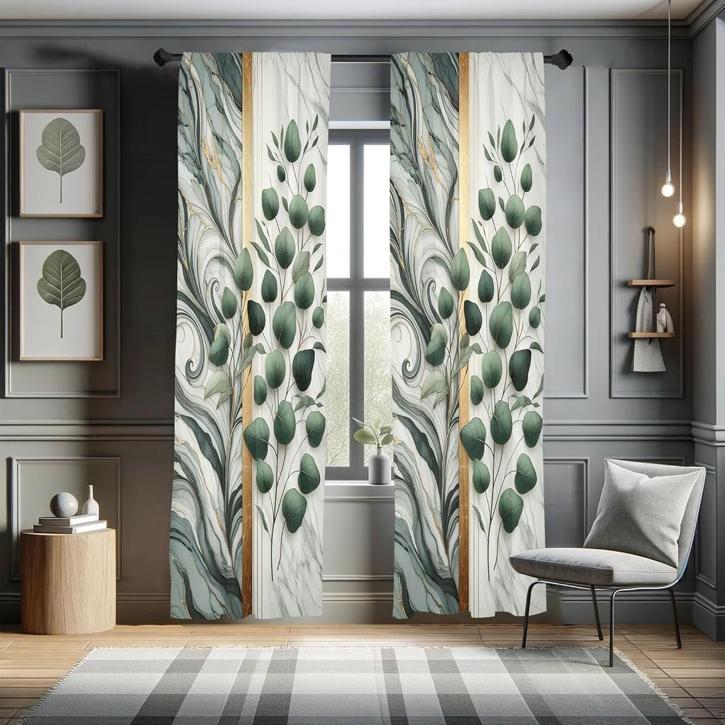 Ambesonne Cactus Window Curtains Wilderness Theme Blooming Desert Flowers Plain Backdrop Urban Jungle Lightweight Decor Made Of Polyester