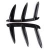Pair Car Black /Carbon Look Rear Bumper Splitter Spoilers Canard For Mercedes Benz W176 A200 A250 A260 A45 AMG Car Styling