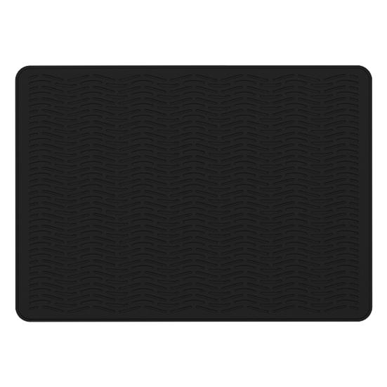 Yousheng Silicone Drain Pad Heat Resistant Hot Pots Pans Kitchen Drying Mat with Wide Raised Ridge Design Countertop Air Circulation Mat
