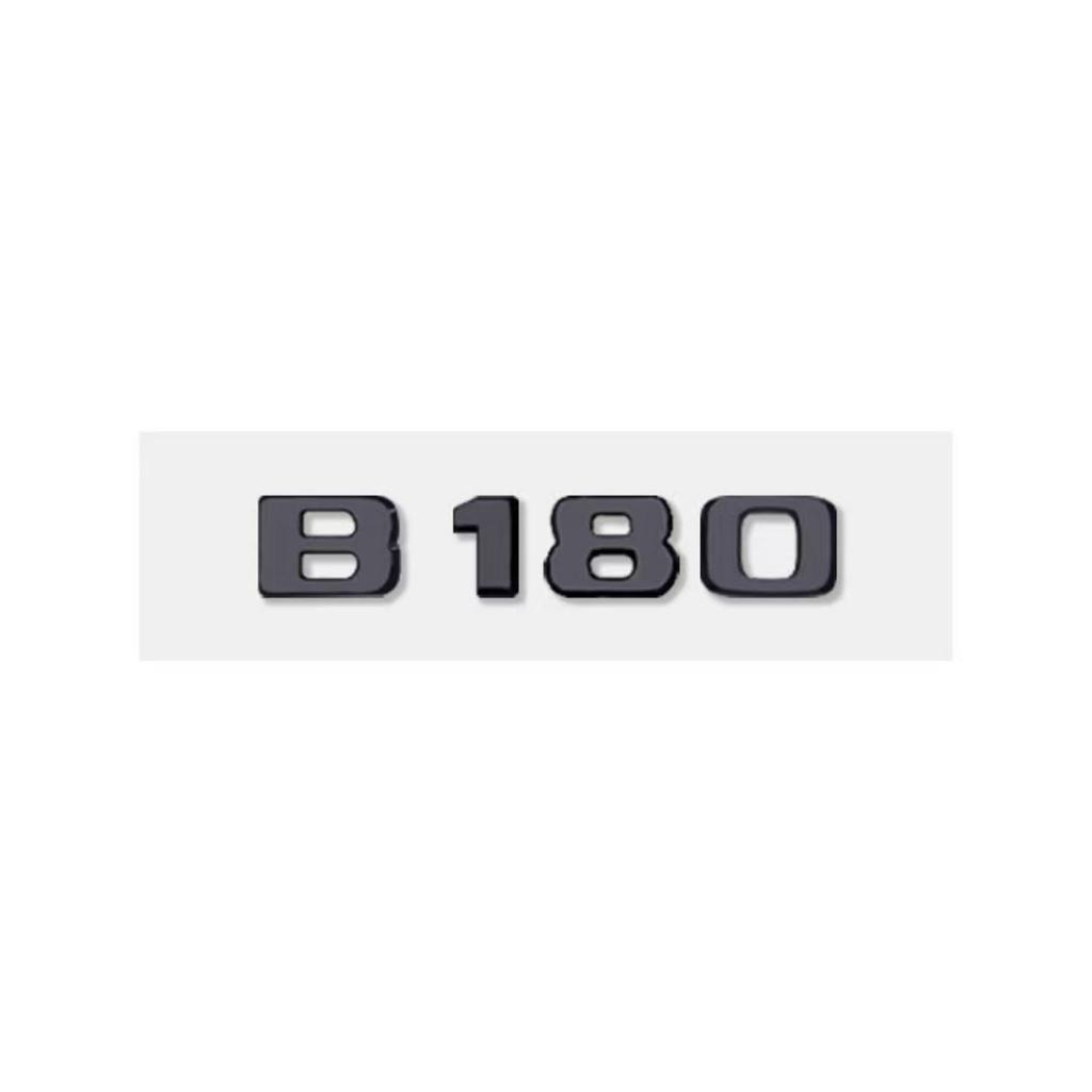3D ABS B160 B180~B260 B280 Logo Badge Sticker Car Rear Trunk Emblem Decal Flat and stereoscopic two styles
