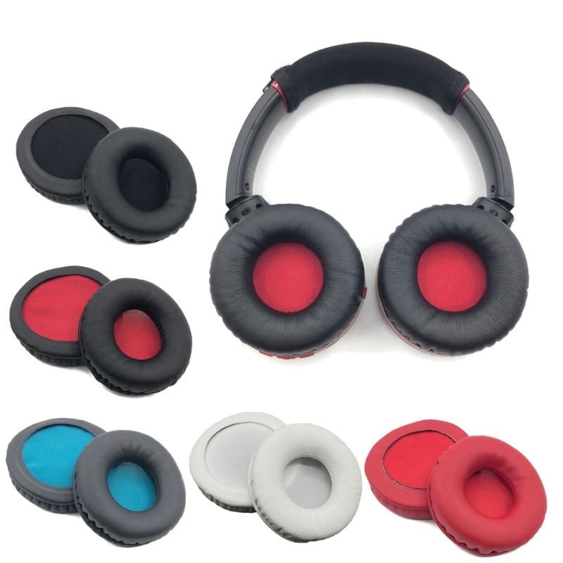 Replacement Earpads Cushion for ATH-AR3BT ATH-AR3IS Gamming Headphone Soft ProteinLeather Earpads Earmuffs